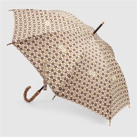 plaid paolo gucci umbrella|Gucci Horsebit print nylon umbrella .